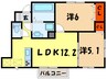 ウィット垂水 2LDKの間取り