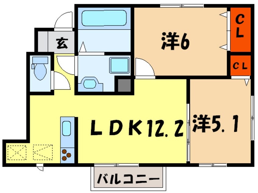 間取図 ウィット垂水