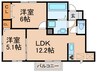 ウィット垂水 2LDKの間取り