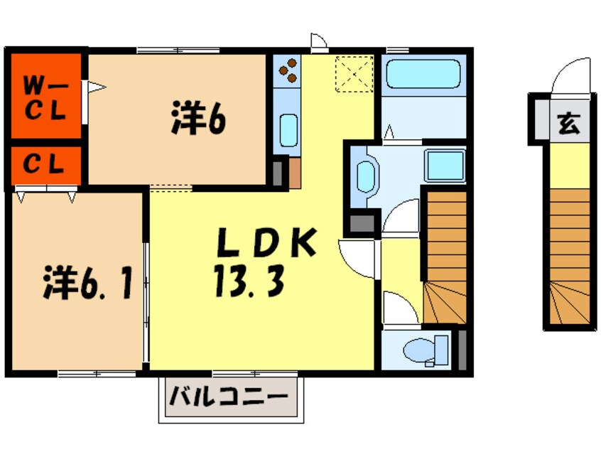 間取図 ウィット垂水