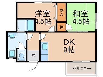 間取図 南五葉ハイツ