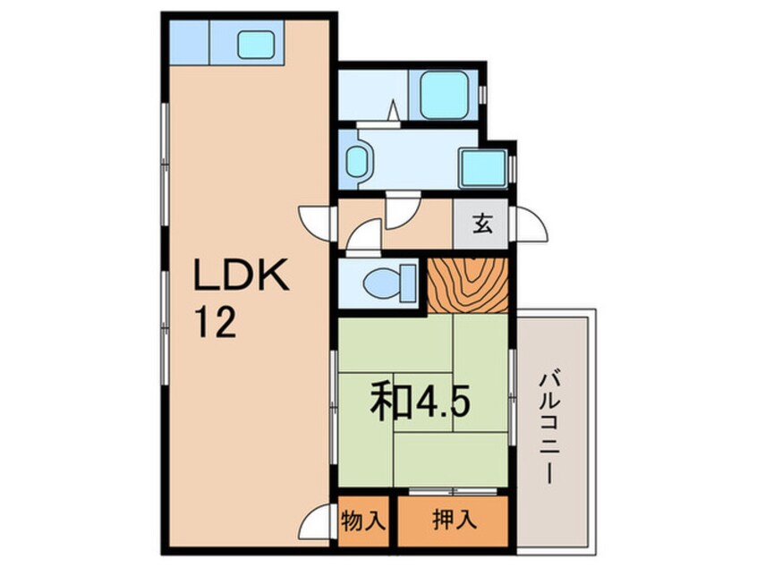 間取図 南五葉ハイツ