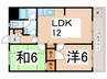 光洋マンション 2LDKの間取り