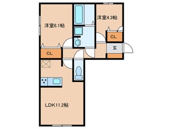 間取図 エムライズ西宮