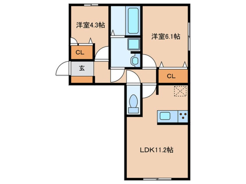 間取図 エムライズ西宮