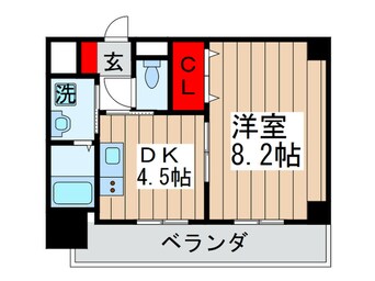 間取図 ア－バンステ－ジ安堂寺