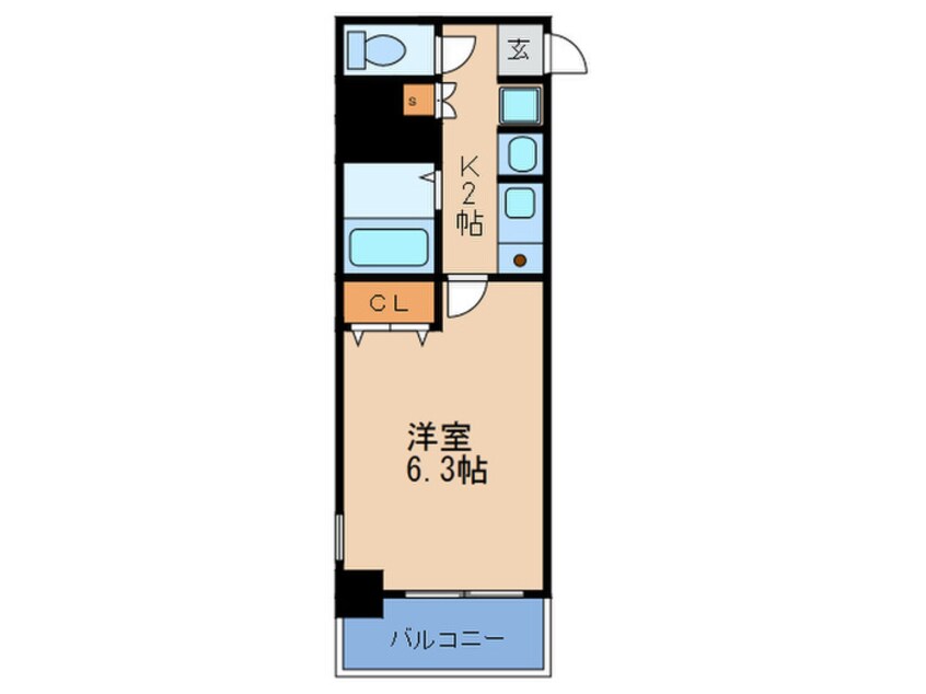 間取図 ダイドーメゾン梅田(601)