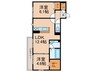 Ｌｉｅｎ町楠葉Ａ棟 2LDKの間取り