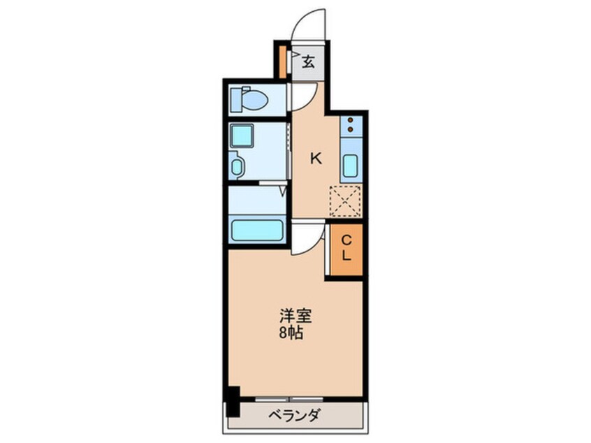 間取図 クレアグレイス新森古市