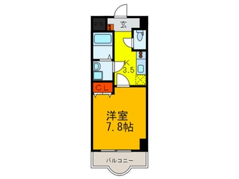 間取図 ルミエール八尾駅前