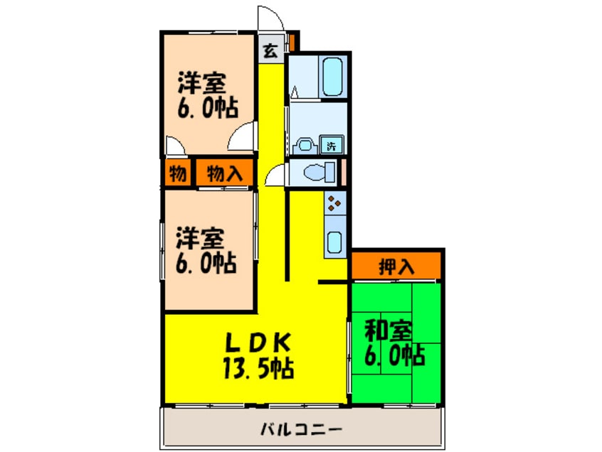 間取図 エルベパ－ク