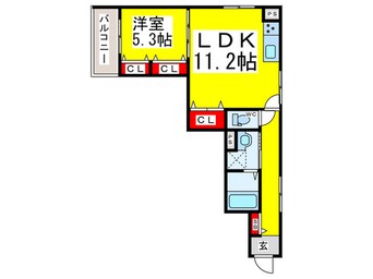 間取図 クリエオーレ川田