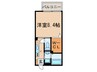 ハイツフロ－ラ 1Kの間取り