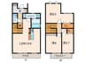 テラスハウスＫＯＵ 3LDKの間取り