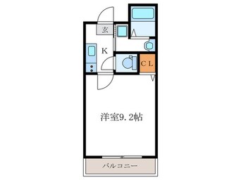 間取図 フラッティ花園春日