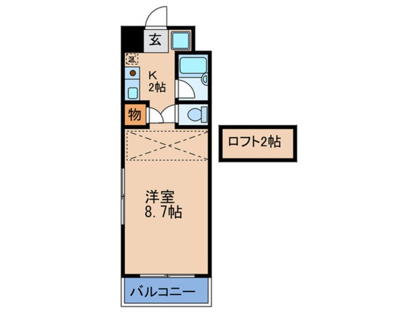 間取図 ＴＧＣ　ＮＯ１０北梅田