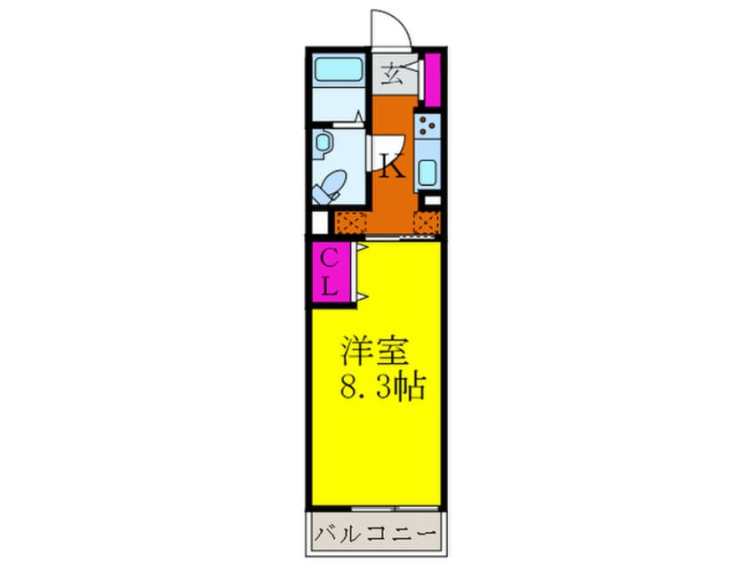 間取図 コリーヌ　ベルメゾン　S