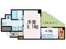 Ｋｅｉｓ　Ｅｉｇｈｔ 1Kの間取り
