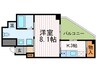 Ｋｅｉｓ　Ｅｉｇｈｔ 1Kの間取り