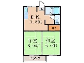 間取図 ｸﾞﾚｰｽ上花山