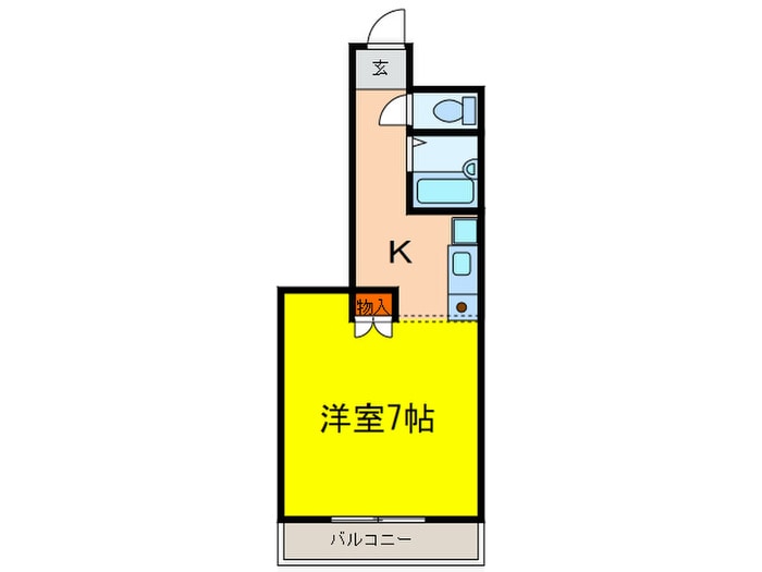 間取り図 クラージュ高槻