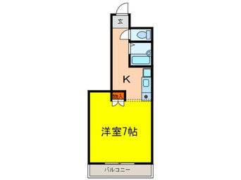 間取図 クラージュ高槻