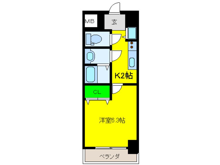 間取図 レクシア栄橋