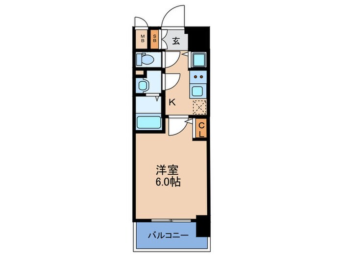 間取り図 エスリードレジデンス大阪福島