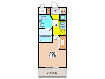 間取図 ｴｽﾘｰﾄﾞ京橋Ⅲ番館（1202）