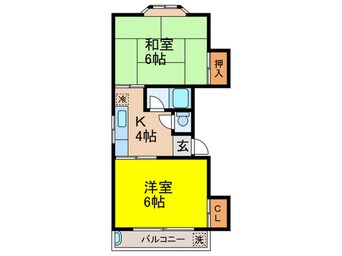 間取図 元山マンション