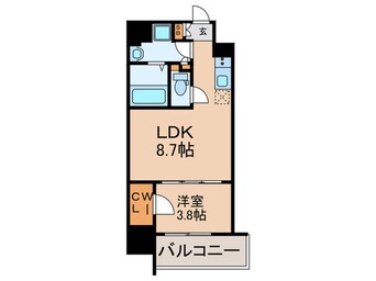 間取図 エル・セレーノ天満橋