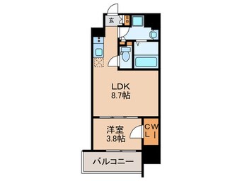 間取図 エル・セレーノ天満橋