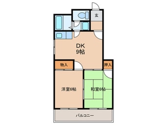 間取図 アーバンＳライフ　B棟