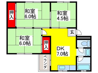 間取図 幸鶴コーポラス