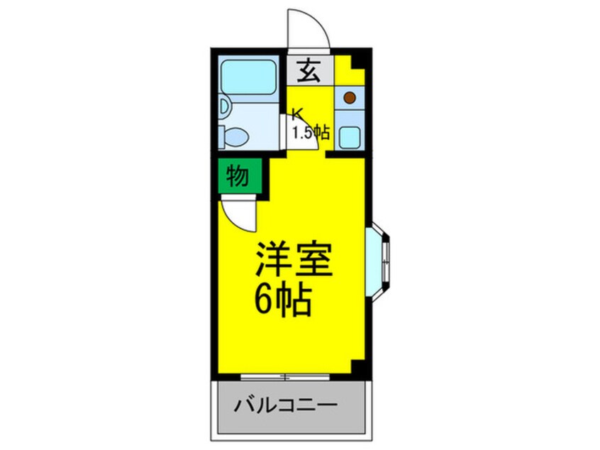 間取図 コーニッシュアビコⅠ