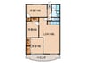 シャト－塚口 3LDKの間取り