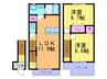 ソレア－ドパルケＢ 2LDKの間取り