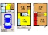 門真市深田町貸家 3DKの間取り