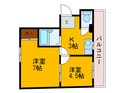 丸善シティハイツ上六の間取図