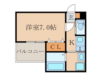 間取図 KING CRAFT FUKAKUSA