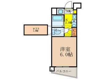 間取図 ｴｽﾃﾑｺｰﾄ新大阪Ⅲｽﾃｰｼｮﾝﾌﾟﾗｻﾞ(807