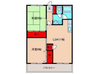 間取図 箕面パ－クハイツ