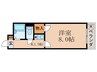 プレアール音羽 1Kの間取り