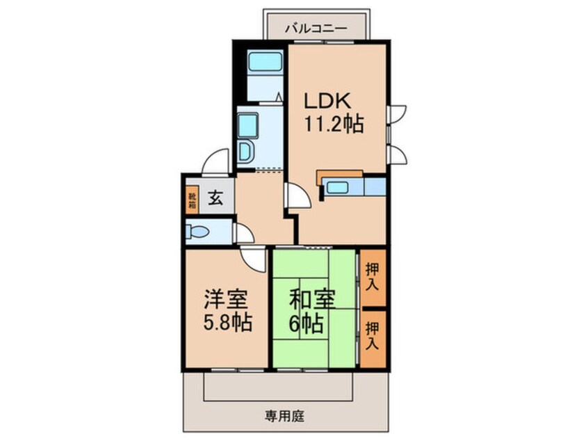 間取図 ラ－クコ－ト