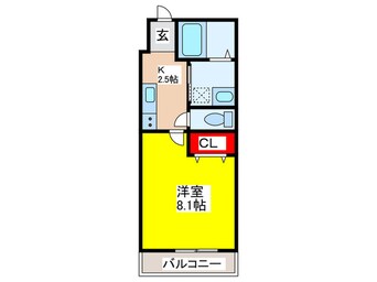 間取図 ベルドミール末広七番館