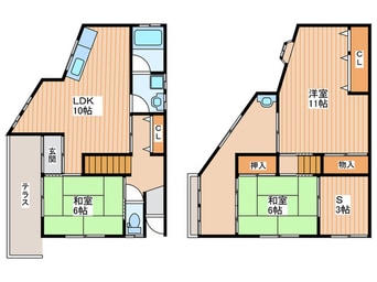 間取図 葛原新町戸建