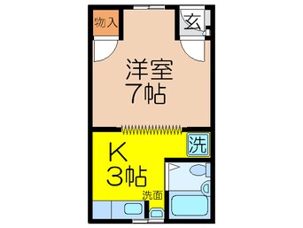 間取図 （竹橋）川上ハイツ