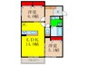 SESSHU寿恵之橋 2LDKの間取り