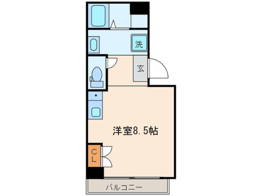 間取図 クレーデル四条