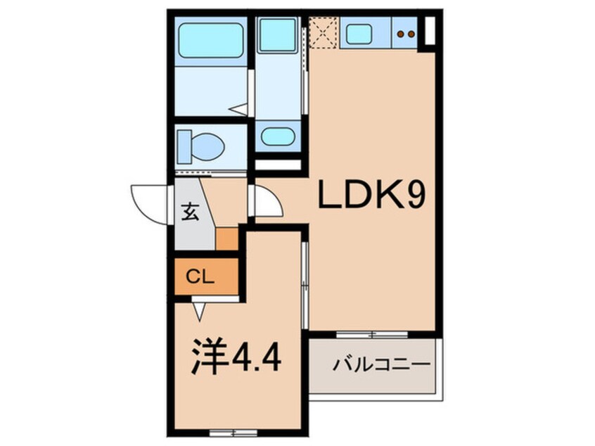 間取図 ピュアフィールド杭瀬寺島